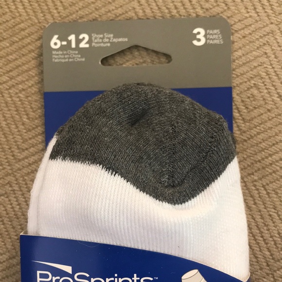 2 packs PROSPRINTS Quarter Cut Socks, 3 pairs per pack *Athletic Performance* - Picture 4 of 9